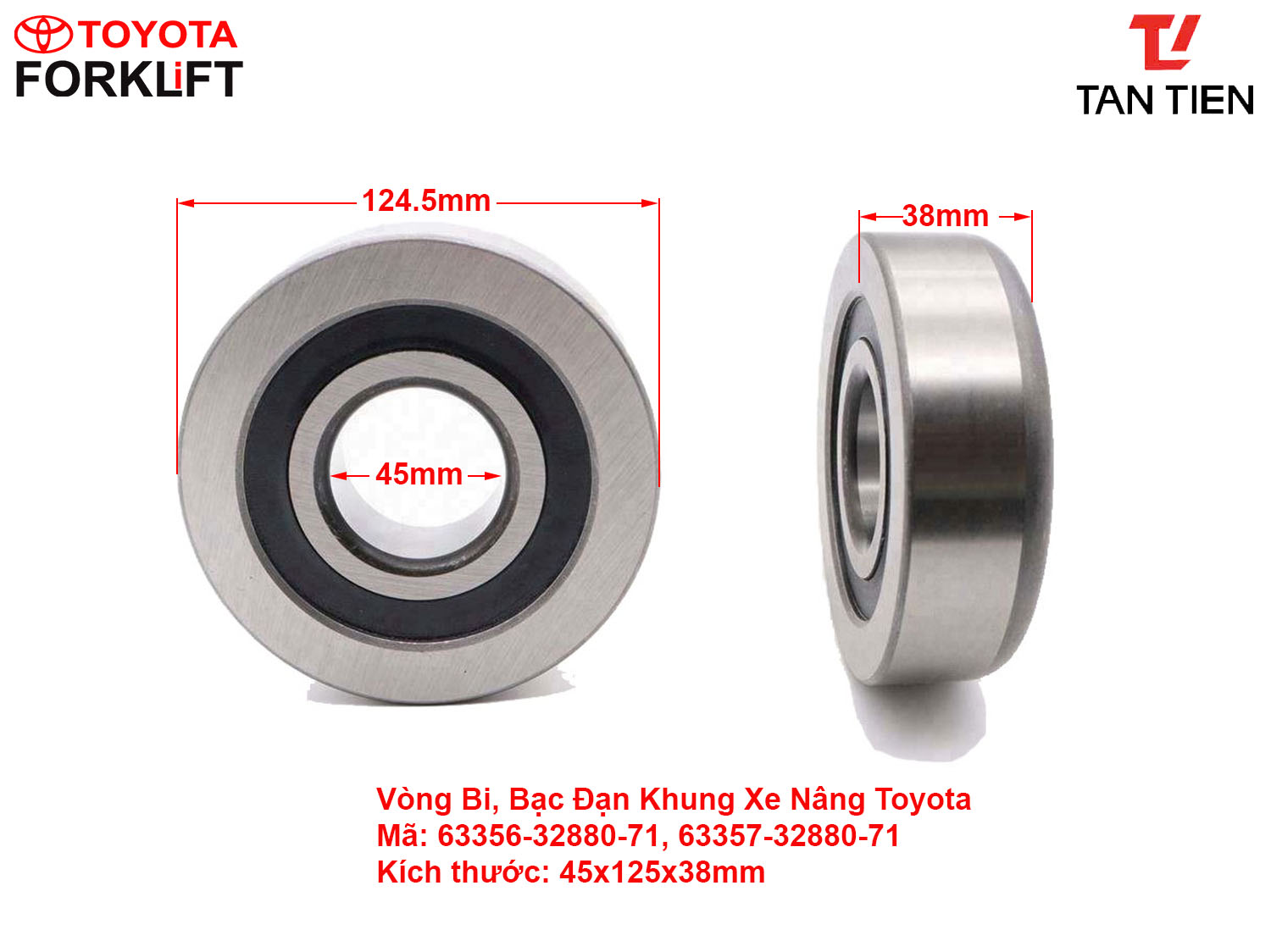 Vòng Bi Toyota 63356-32880-71